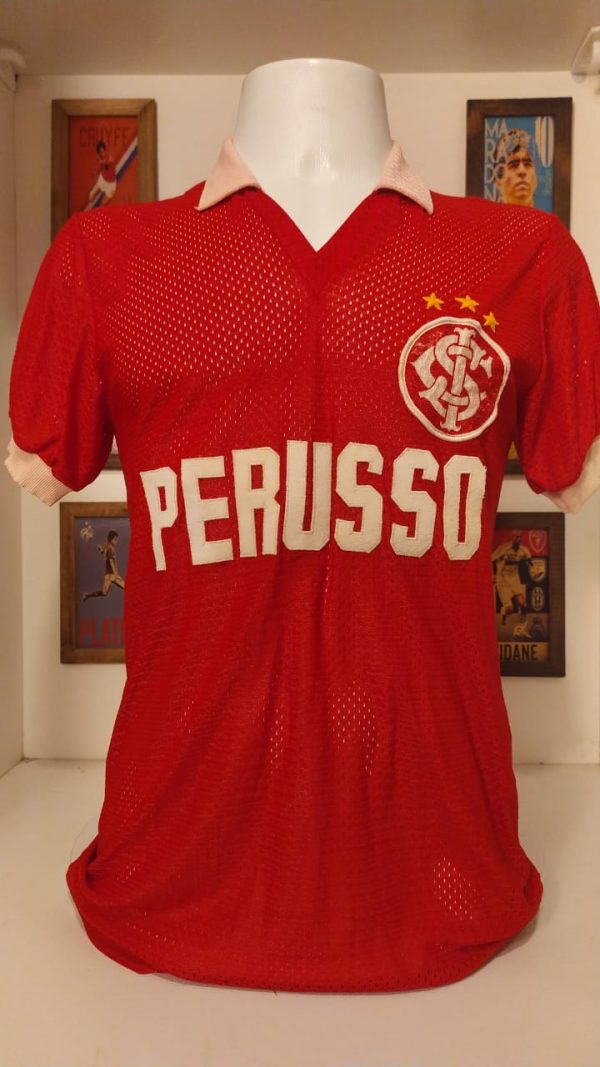 Camisa Internacional Perusso década 1980 categoria de base