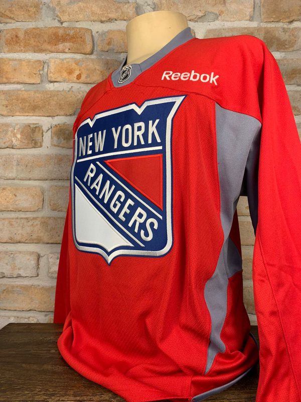 Camisa New York Rangers Reebok NHL hockey mangas longas - Imagem 3