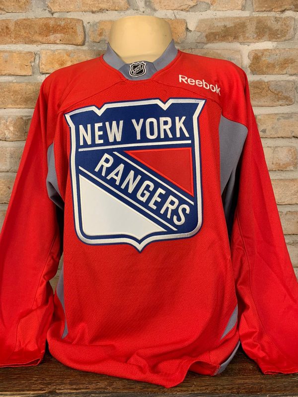 Camisa New York Rangers Reebok NHL hockey mangas longas