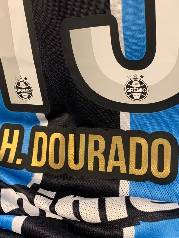 Camisa Grêmio Umbro 2017 Thyere Hélio Dourado jogo único - Imagem 3