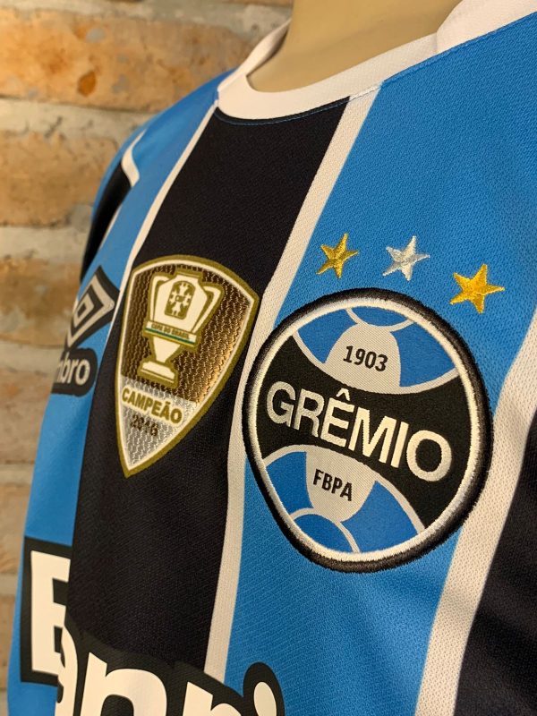 Camisa Grêmio Umbro 2017 Thyere Hélio Dourado jogo único - Imagem 2