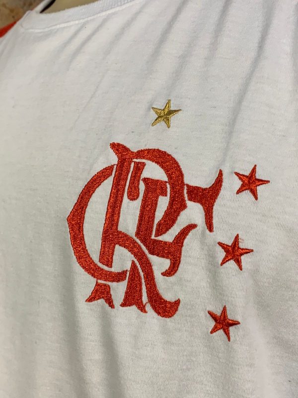 Camisa Flamengo Zico 1981 Retrô licenciada - Imagem 5