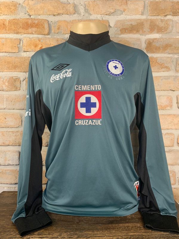 Camisa Cruz Azul Umbro 2010 goleiro mangas longas