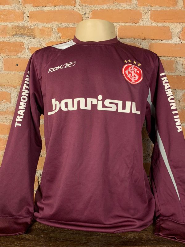 Camisa Internacional Reebok 2006 Marcelo Boeck goleiro mangas longas