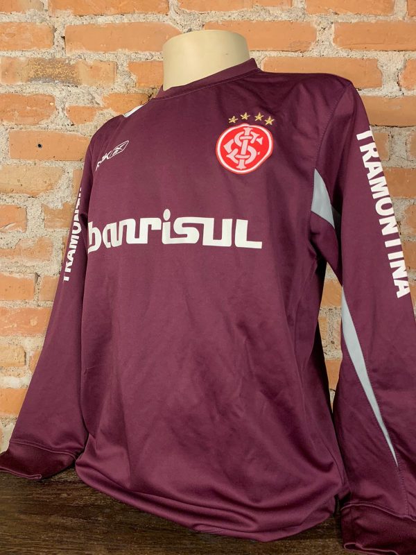Camisa Internacional Reebok 2006 Marcelo Boeck goleiro mangas longas - Imagem 4