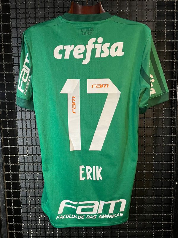 Camisa Palmeiras Adidas 2017 Brasileirão Erik - Imagem 2