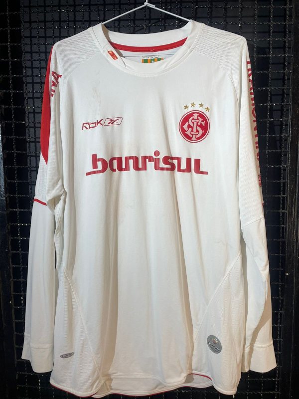 Camisa Internacional Reebok 2006 Libertadores da América Mossoró mangas longas branca