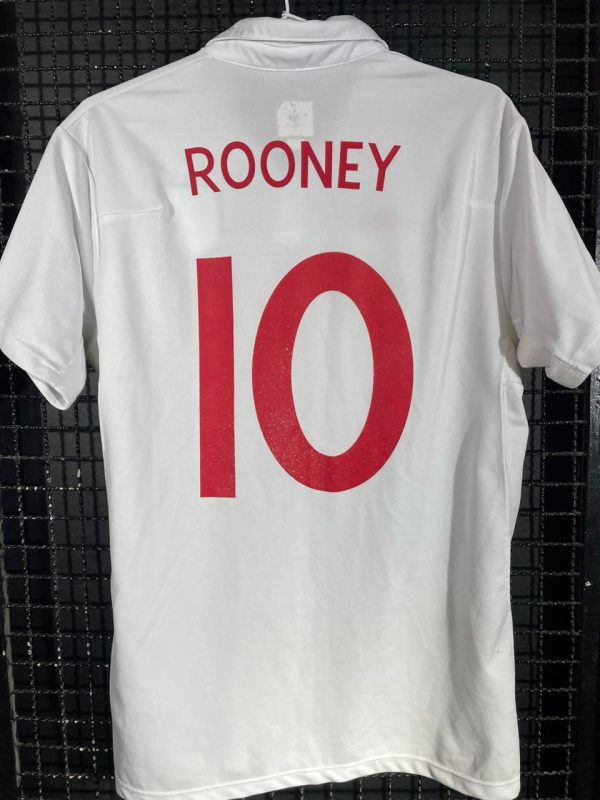 Camisa Inglaterra Umbro 2009 Wayne Rooney - Imagem 2
