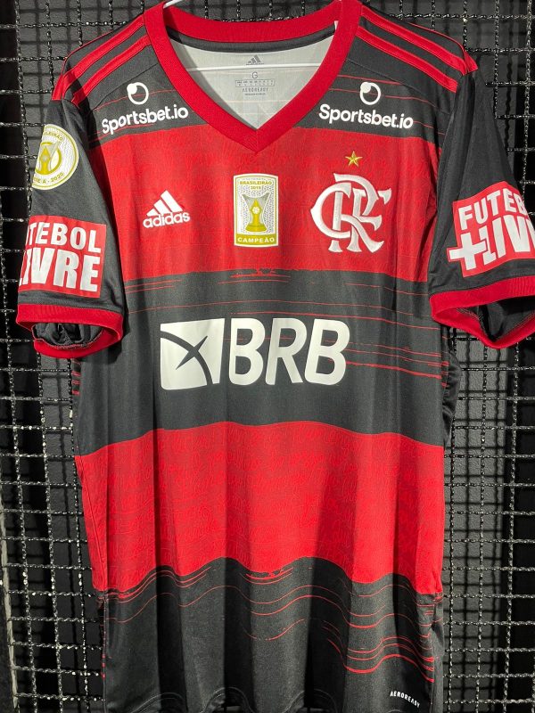 Camisa Flamengo Adidas 2020 Brasileirão Lázaro