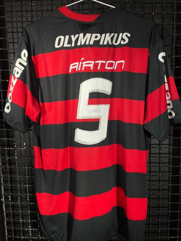 Camisa Flamengo Olympikus 2009 Aírton - Imagem 2