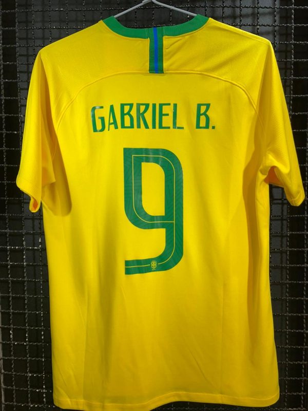 Camisa Brasil Nike 2018 Gabriel Barbosa Gabigol - Imagem 2