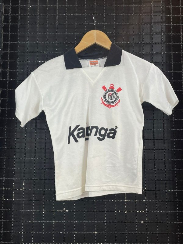 Camisa Corinthians Pantanal 1990 retrô infantil