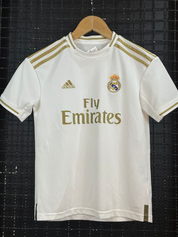 Camisa Real Madrid Adidas 2019 infantil branca