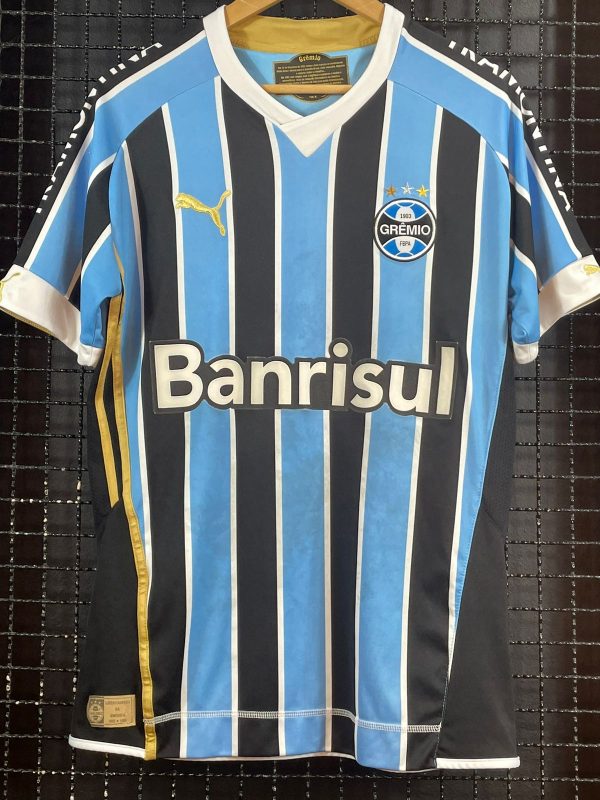 Camisa Grêmio Puma 2009 Libertadores da América tricolor