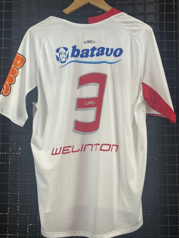 Camisa Flamengo Olympikus 2010 branca Welinton - Imagem 2