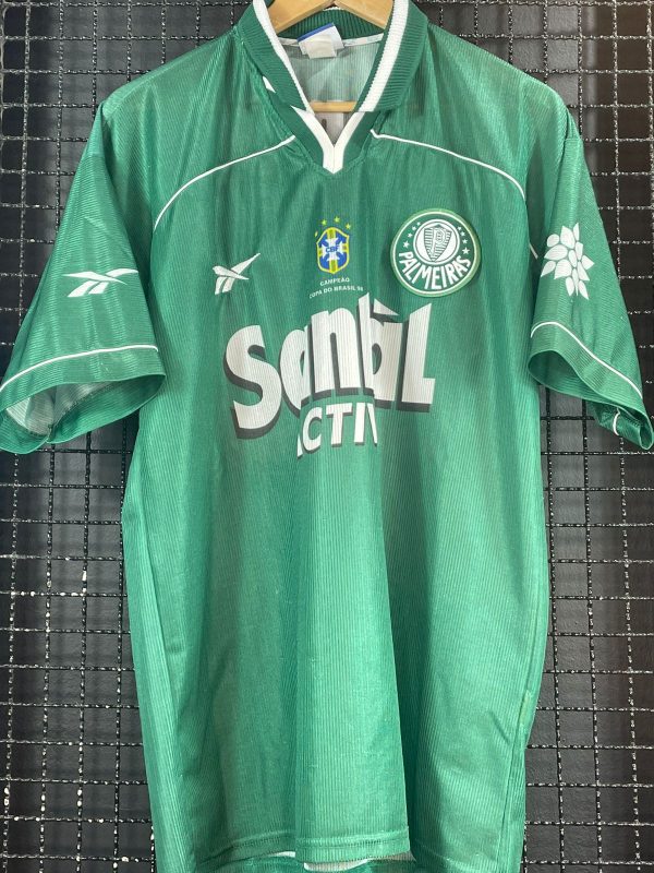 Camisa Palmeiras Reebok 1998 Nenem verde