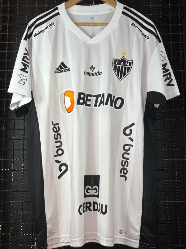 Camisa Atlético Mineiro Adidas 2022 Guilherme Arana branca