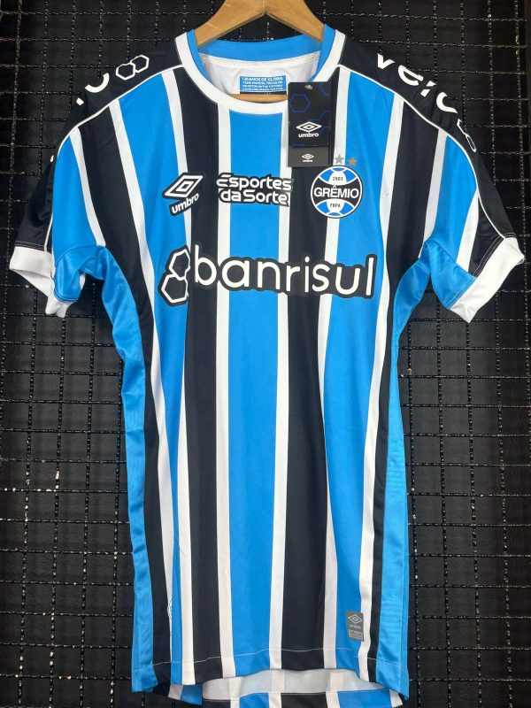 Camisa Grêmio Umbro 2023 Suárez tricolor