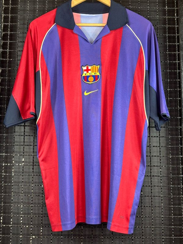 Camisa Barcelona Nike 2001 Rivaldo